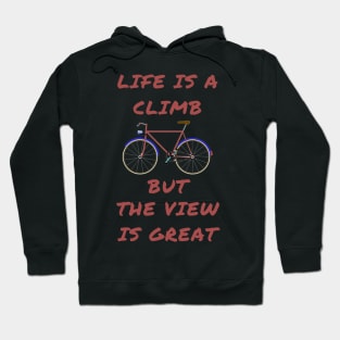 Life is a climb but the view is great Hoodie